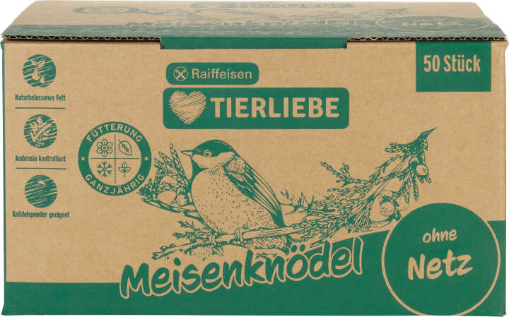 TIERLIEBE Meisenknödel ohne Netz 50 Stück